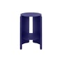Table d'appoint Wa métal bleu / Ø 32 x H 50 cm - NOO.MA