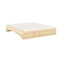 Lit double Orbit bois naturel / Pour matelas 180 x 200 cm - KARUP