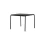 quadratischer Tisch Panorama metall schwarz / 90 x 90 cm - 2 Sitze - TIPTOE