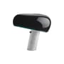 Snoopy Table lamp metal black / Marble Base - Castiglioni, 1967 - Flos