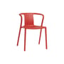 Fauteuil empilable Air-Armchair plastique rouge / Jasper Morrison, 2006 - Magis