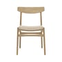 Sedia CH23 legno naturale / Hans J. Wegner, 1950 - Corda di carta - CARL HANSEN & SON