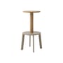 Sgabello alto girevole Massif AV40 legno naturale / H 75 cm - &tradition