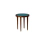Table basse Puzzle bois bleu / Ø 40 x H 45 cm - Maison Sarah Lavoine