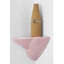Étagère Mousse céramique rose d'angle - Moustache