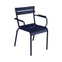Fauteuil empilable Luxembourg Bridge métal bleu - Fermob