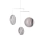 Focus X3 Pendant metal white / LED - L 99 x H 103 cm - DCW éditions