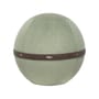 Pouf Côtelé XL tessuto verde / Ergonomico - Ø 65 cm / Velluto - BLOON PARIS