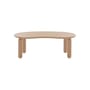 Table basse Undique Mas bois beige / 119 x 59 x H 44 cm - Patricia Urquiola, 2023 - Kartell