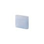 Vase Ridge glas blau / B 20 x H 16,5 cm - Muuto