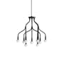 Pendelleuchte Vekst Small metall schwarz / Ø 62 x H 54 cm - 12 Zweige (inkl. Glühbirnen) - Normann Copenhagen
