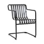 Fauteuil de repas Palissade Cantilever métal noir / Large - Hay