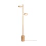Stehleuchte Okinawa LED holz natur / 2 verstellbare Diffusoren - GOOD&MOJO