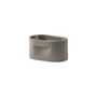 Pot de fleurs Ridge céramique marron / L 22,5 x P 15 x H 13 cm - Muuto