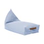 Pouf enfant Oasis tissu bleu - NOBODINOZ