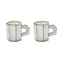Tazza da tè Carte Blanche ceramica bianco / Set di 2 - Serax