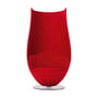 Drehsessel Tulip textil rot / Marcel Wanders, 2010 - H 163 cm - Cappellini