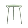 HiRay Round table metal green / Metal - Ø 60 cm - Kartell