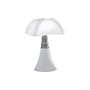 Minipipistrello LED Table lamp plastic material white / H 35 cm - Gae Aulenti, 1965 - Martinelli Luce