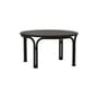 Tavolino Thorvald SC108 metallo nero / Ø 70 x H 37 cm - &tradition