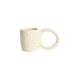 Tazzina da caffè Donut Medium ceramica beige / Ø 8 x H 9 cm - Petite Friture