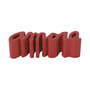 Banc Amore plastique rouge /  L 145 cm - Slide
