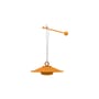 Applique d'esterno Chap-O metallo arancione / Lampada senza fili - Fatboy