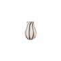 Vase Ada Stripe verre marron / Ø 15,5 x H 22,5 cm - Soufflé bouche - BROSTE COPENHAGEN