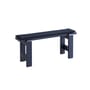 Banc Weekday bois bleu / L 111 cm - Hay
