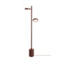 Okinawa LED Floor lamp wood brown / 2 adjustable diffusers - GOOD&MOJO