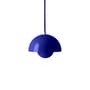 Flowerpot VP10 Pendant metal blue / Ø16 cm - By Verner Panton, 1969 - &tradition