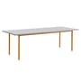 rechteckiger Tisch Two-Colour corian grau / 240 x 90 cm - MDF Valchromat® - Hay