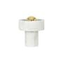 Schnurlosleuchte Stone Portable LED marmor weiß / Ø 16 x H 19 cm - Tom Dixon