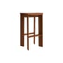 Sgabello alto Chisel 30 High legno marrone / H 75 cm - Hay