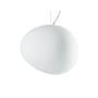 Suspension Gregg Media / Verre - L 31 cm - Foscarini