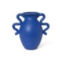 Vase Verso céramique bleu / Ø 18 x H 27 cm - Ferm Living