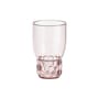 Verre Jellies Family plastique rose / Medium - H 13 cm - Kartell