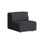 Chauffeuse Bridge tissu gris / Module central pour canapé modulable - TIPTOE