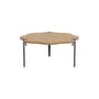 Vague by Uchronia Coffee table natural wood / Ø 80 x H 43 cm - Solid oak - TIPTOE