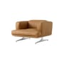 Gepolsterter Sessel Inland AV21 leder braun - &tradition