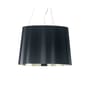 Suspension Gé Metallisé plastique noir or / Ø 37 cm - Matériau recyclé - Kartell