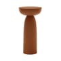 Table d'appoint Olo Colours - Bois laqué bois orange / Ø 30 x H 61 cm - Mogg