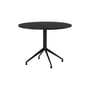 Runder Tisch About a Table plastikmaterial schwarz / Ø 100 cm - Hay