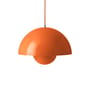 Suspension Flowerpot VP7 métal orange / Ø 37 cm - By Verner Panton, 1970 - &tradition