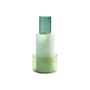 Vase Amphi verre vert / Ø 14,5 x H 32,5 cm - & klevering
