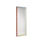 Colour Frame - Large Wall mirror wood orange / W 58 x H 140 cm - Vitra