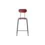 Chaise de bar Mariolina rouge / H 66 cm - Magis
