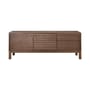 Buffet Sono bois marron / L 160 x H 60 cm - Sculpté main - Ethnicraft