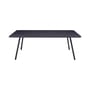 Table rectangulaire Luxembourg métal gris / 207 x 100 cm - 8 à 10 personnes - Fermob