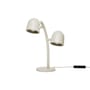 Tischleuchte Little Lebow metall weiß / 2 schwenkbare Spotlights - Fatboy